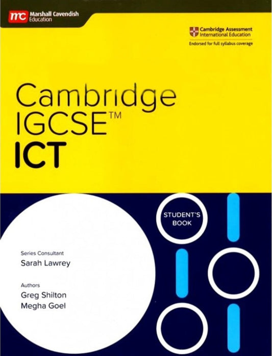 Cambridge IGCSE ICT Student's Book - 9789814941563 - Marshall Cavendish