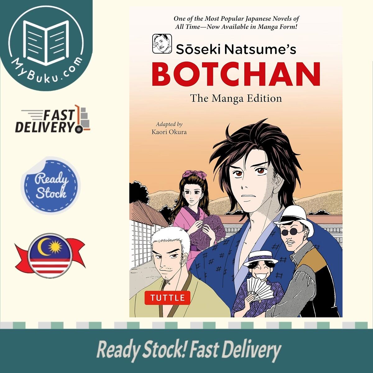 Soseki Natsume's Botchan: The Manga Edition: One of Japan's Most Popular Novels of All Time - Soseki Natsume - 9784805317822 - Tuttle Publishing