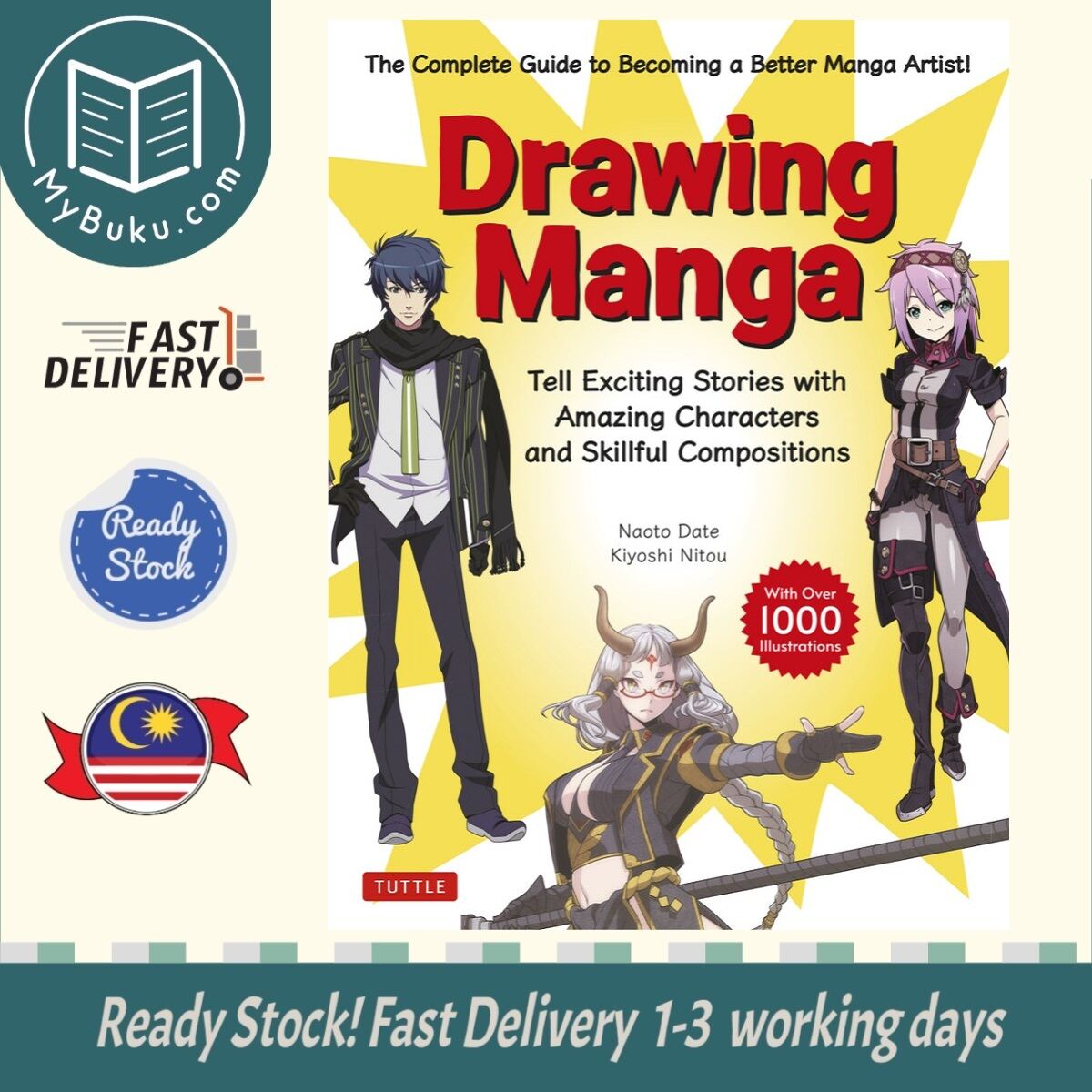 Drawing Manga - Naoto Date - 9784805317266 - Tuttle Publishing