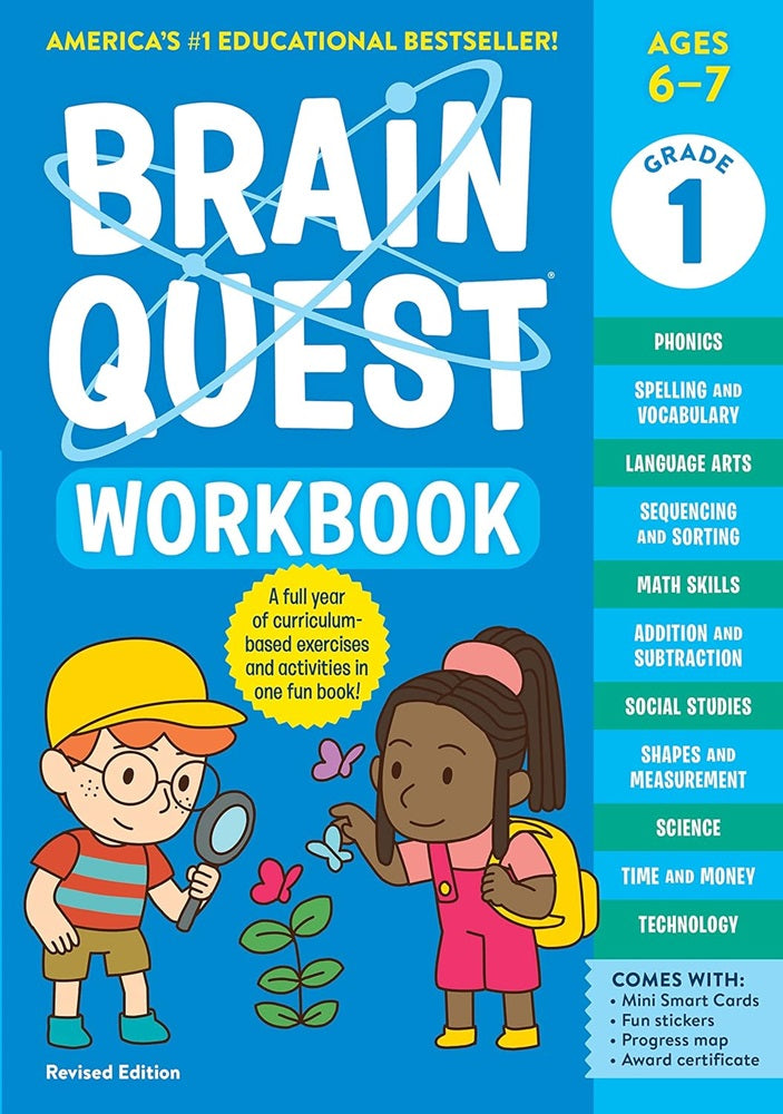 Brain Quest Workbook: 1st Grade Revised Edition (Brain Quest Workbooks) - 9781523517350 - Workman Publishing