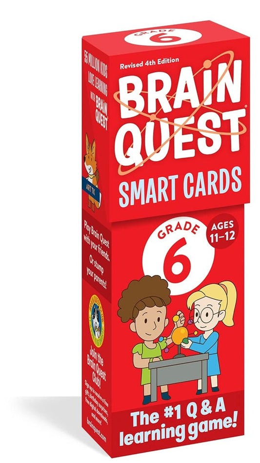 Brain Quest 6th Grade Smart Cards Revised 4th Edition (Brain Quest Smart Cards) - 9781523523924 - Workman Publishing