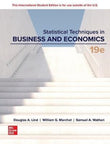 Statistical Techniques in Business and Economics 19th Edition – Douglas Lind – 9781266283536 – McGrawHill