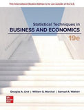 Statistical Techniques in Business and Economics 19th Edition – Douglas Lind – 9781266283536 – McGrawHill