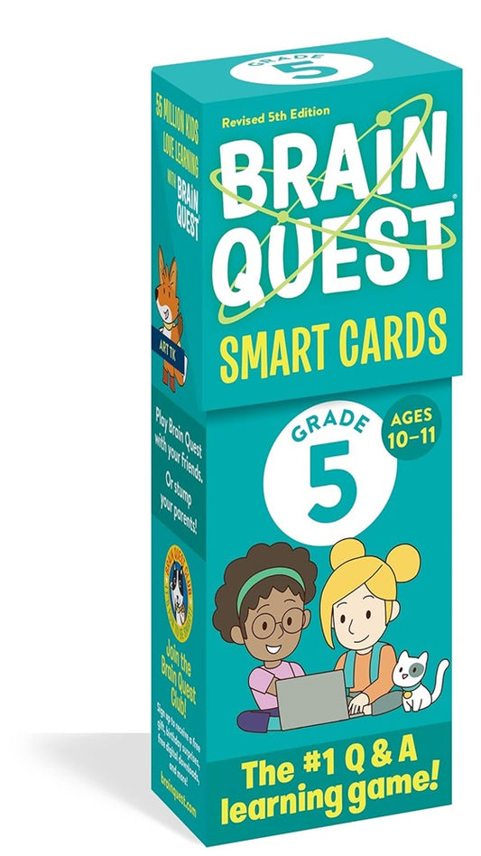 Brain Quest 5th Grade Smart Cards Revised 5th Edition (Brain Quest Smart Cards) - 9781523517305 - Workman Publishing