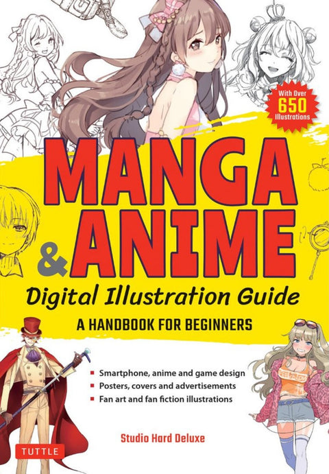 Manga & Anime Digital Illustration Guide - Studio Hard Deluxe - 9784805317273 - Tuttle Publishing