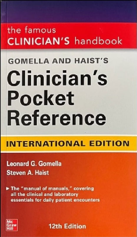 Clinician Pocket Reference 12th Edition - Gomella - 9781260469059 - McGraw Hill