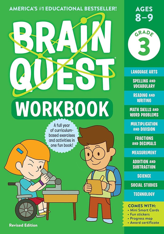 Brain Quest Workbook: 3rd Grade Revised Edition (Brain Quest Workbooks) - 9781523517374 - Workman Publishing
