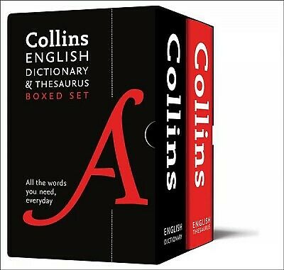 English Dictionary and Thesaurus Boxed Set  -  Collins Dictionaries - 9780008309725 - HarperCollins