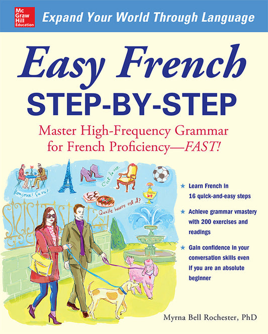 Easy French Step-by-Step - Myrna Bell Rochester - 9780071453875 - McGrawHill Education