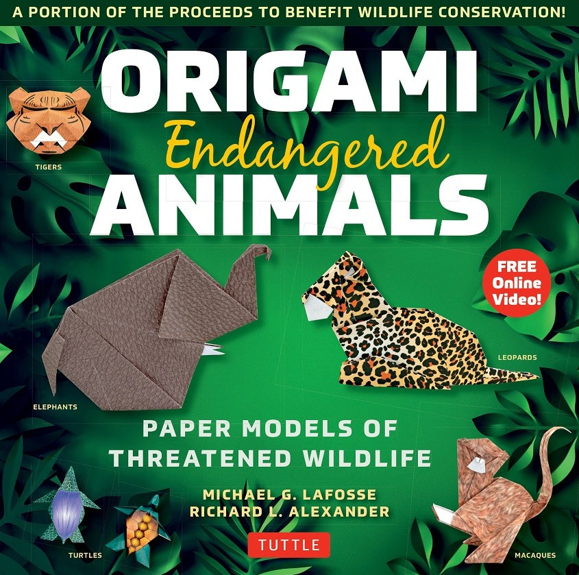 Origami Endangered Animals Kit:48 origami folding sheet (8â€/20cm square) - LaFosse - 9780804850261 - Tuttle Publishing