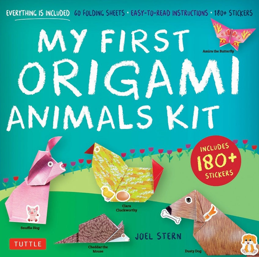  My First Origami Animals Kit: 60 Folding Sheets, 180+ Stickers - Joel Stern - 9780804852869 -Tuttle Publishing