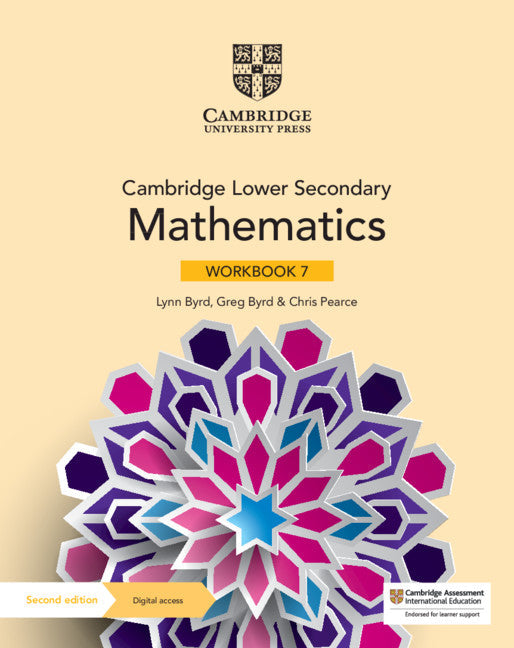 Cambridge Lower Secondary Mathematics Workbook 7 with Digital Access (1 Year) - Byrd - 9781108746366 - Cambridge