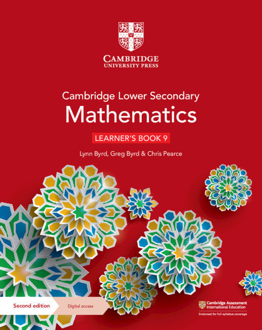 Cambridge Lower Secondary Mathematics Learner's Book 9 with Digital Access 1 Year -Byrd- 9781108783774 -Cambridge