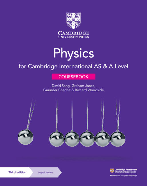 Cambridge International AS & A Level Physics Coursebook with Digital Access (2 Years) – Sang – 9781108859035 – CUP