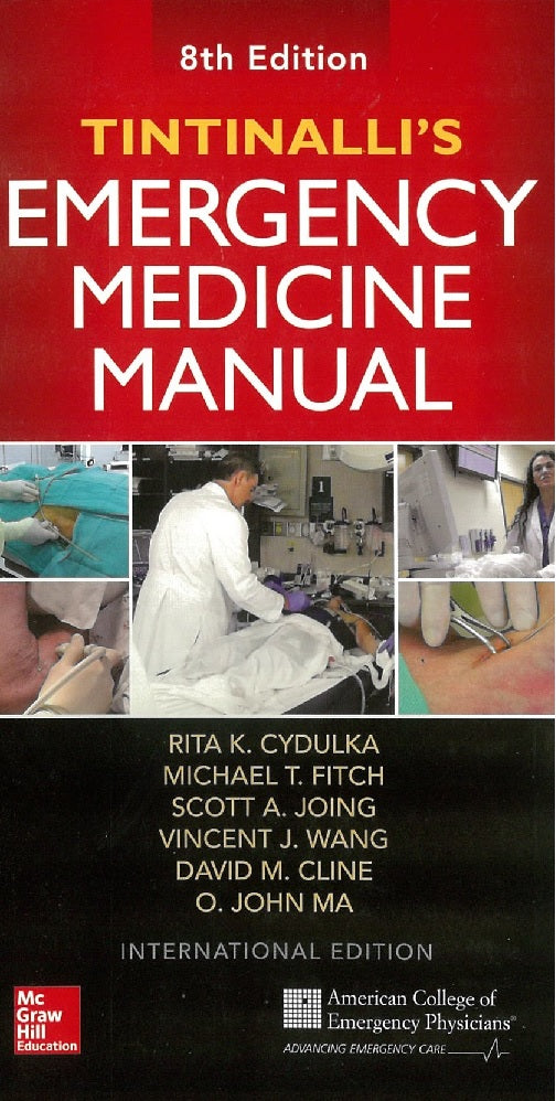 Tintinallis Emergency Medicine Manual - 8th Edition - Cydulka - 9781259921643 - McGrawHill Education