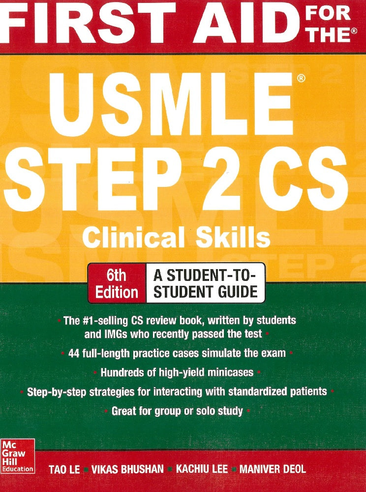 First Aid for the USMLE Step 2 CS - TAO LE - 9781260288186 - McGrawHill Education