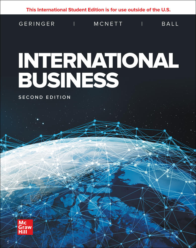 INTERNATIONAL BUSINESS - Geringer - 9781260566215 - McGraw Hill Education