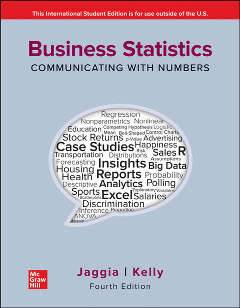 Business Statistics : Communicating with Numbers - Sanjiv Jaggia - International ed - 9781260597561 - McGrawHill Education