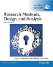  Research Methods, Design, and Analysis, Global Edition - Larry B. Christensen - 9781292057743 - Pearson Education