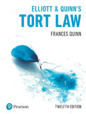 Elliott & Quinns Tort Law - Frances Quinn - 9781292251448 - Pearson Education