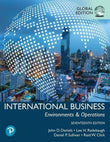 International Business, Global Edition -  John Daniels - 9781292403274 - Pearson Education