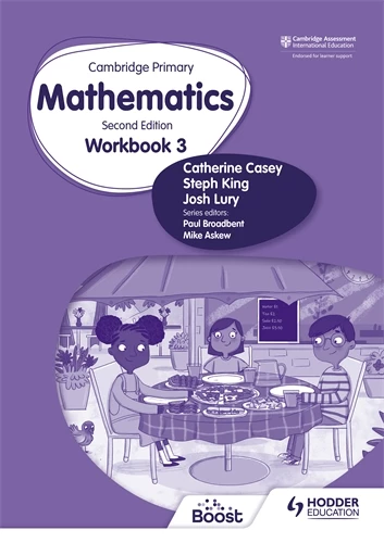 Cambridge Primary Mathematics Workbook 3 2nd ed - Catherine Casey - 9781398301184 - Hodder