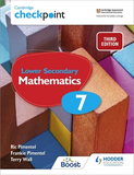 Cambridge Checkpoint Lower Secondary Mathematics Students Book 7 - Frankie - 9781398301948 - Hodder