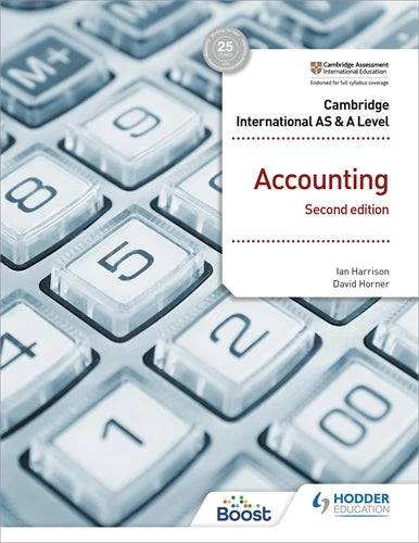 Cambridge International AS and A Level Accounting Second Edition - Ian Harrison - 9781398317536 - Hodder Education