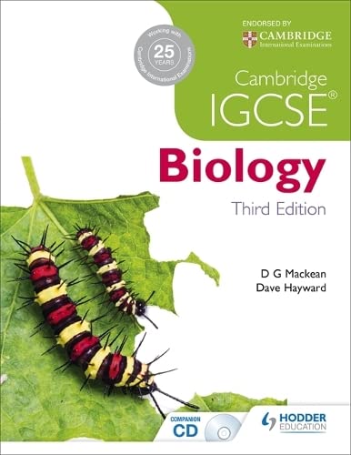 Cambridge IGCSE Biology 3rd Edition - D . G. Mackean - 9781444176469 - Hodder