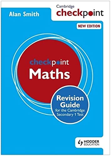 Cambridge Checkpoint Maths Revision Guide for the Cambridge Secondary 1 Test - Alan Smith - 9781444180718 - Hodder