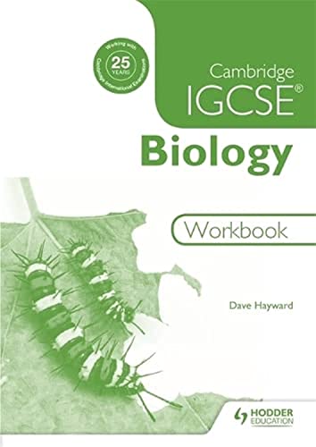 Cambridge IGCSE Biology Workbook 2nd Edition - Dave Hayward - 9781471807268 - Hodder