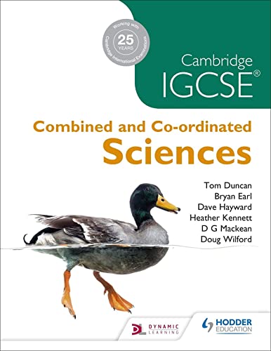 Cambridge IGCSE Combined and Co-ordinated Sciences - Mackean - 9781510402461 - Hodder