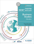 Cambridge IGCSE and O Level Business Studies 5th edition - Karen Borrington - 9781510421233 - Hodder