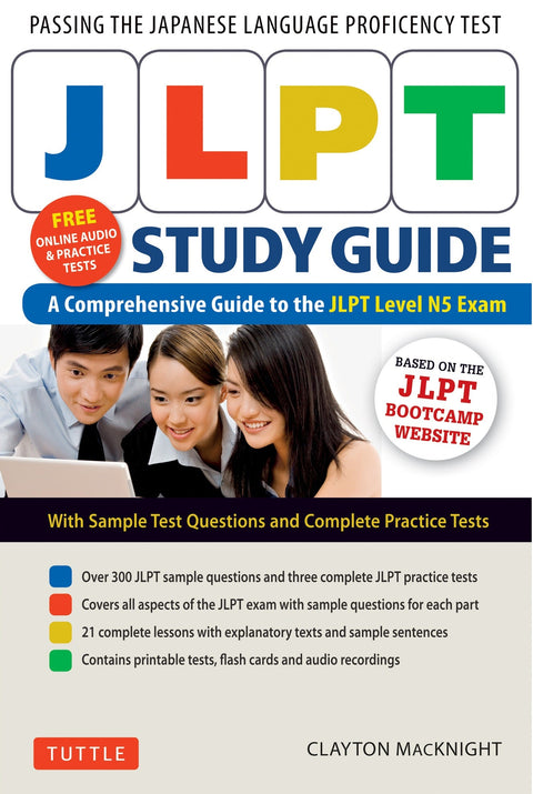 JLPT Study Guide : The Comprehensive Guide to the JLPT Level N5 Exam - Clayton MacKnight  - 9784805314586 - Tuttle Publishing