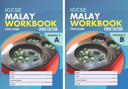 IGCSE Malay Workbook Volume 3 (A+B) 3rd Edition - 9789671946664 - 9789671946640 - Sayhril Education