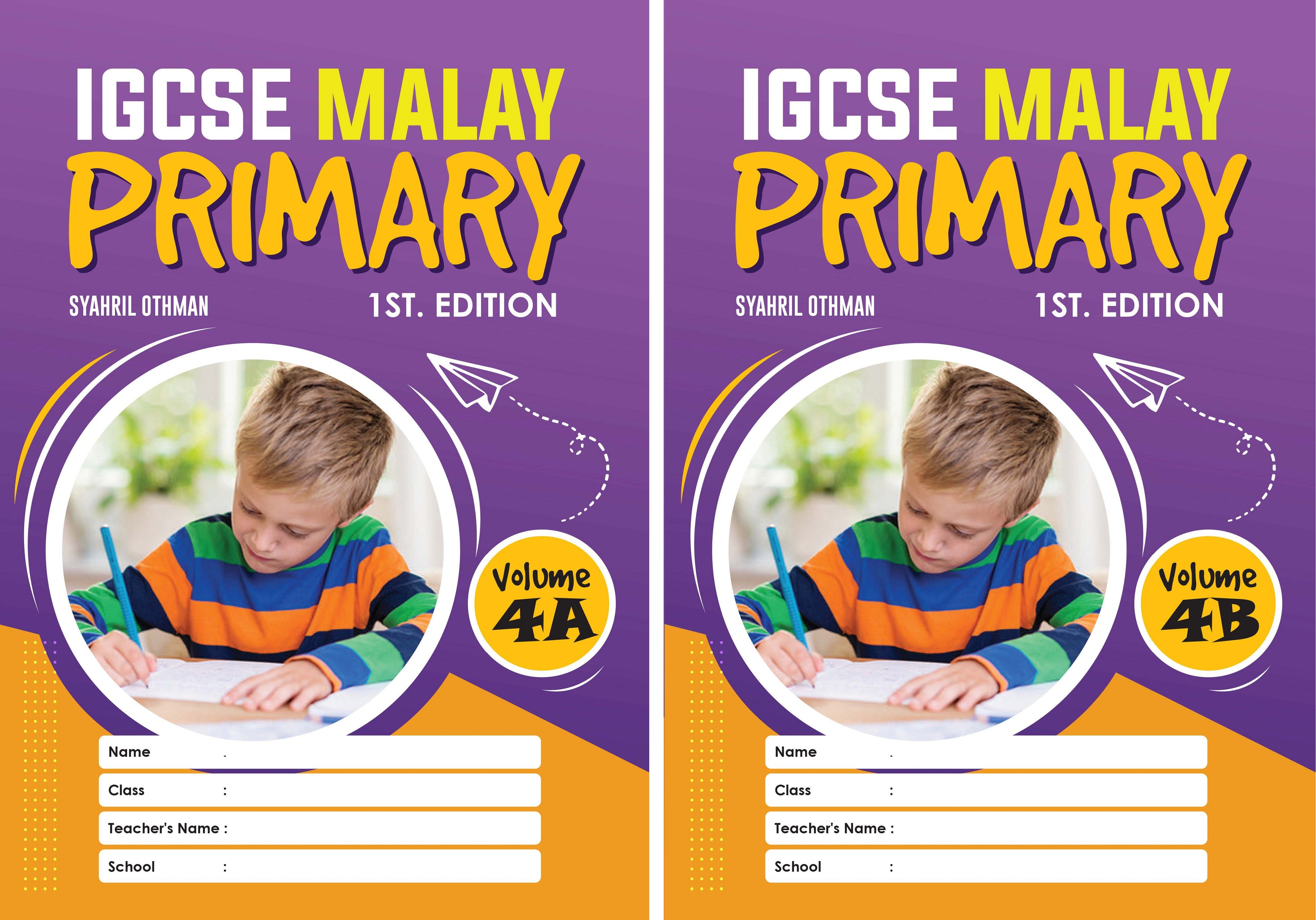 IGCSE Malay Primary Volume 4 (A+B) 1st Editon - 9789672868071 - 9789672868088 - Syahril Education