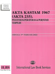 Akta Kastam 1967 (Akta 235), Peraturan-Peraturan & Perintah Terpilih - 9789678929202 - ILBS