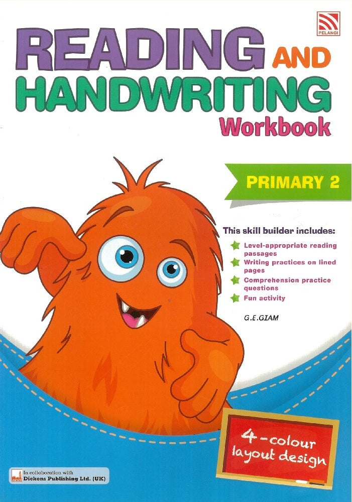 Reading and Handwriting Workbook Primary 2 - 9789811105814 - Pelangi