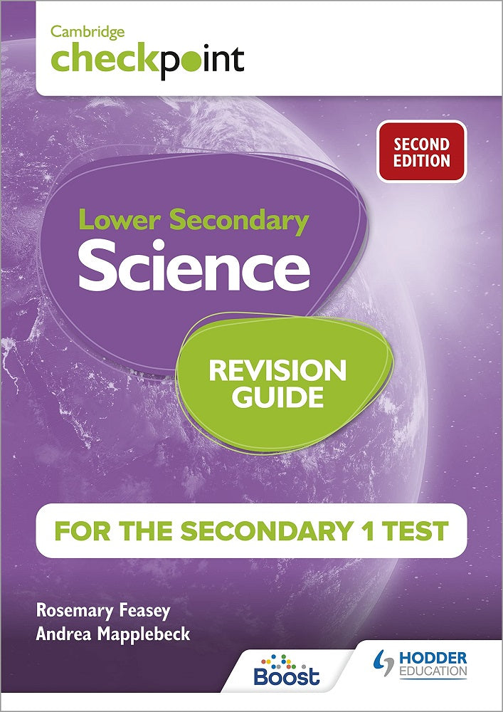 Cambridge Checkpoint Lower Secondary Science Revision Guide for the Secondary 1 Test - Feasey - 9781398364219 - Hodder Education