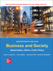ISE Business and Society : Stakeholders, Ethics, Public Policy 17th Ed - Lawrence - 9781265079246 - McGraw Hill Education
