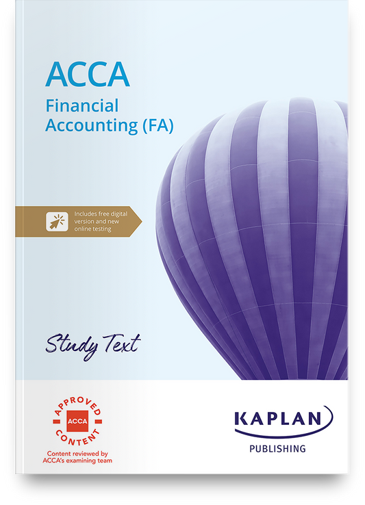 ACCA Financial Accounting (FA) Study Text (Valid Till Aug 2024) - Kaplan - 9781839963575 - Kaplan Publishing