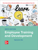 ISE Employee Training & Development, 9th Ed - Raymond Noe - 9781265079833 - McGraw Hill Education