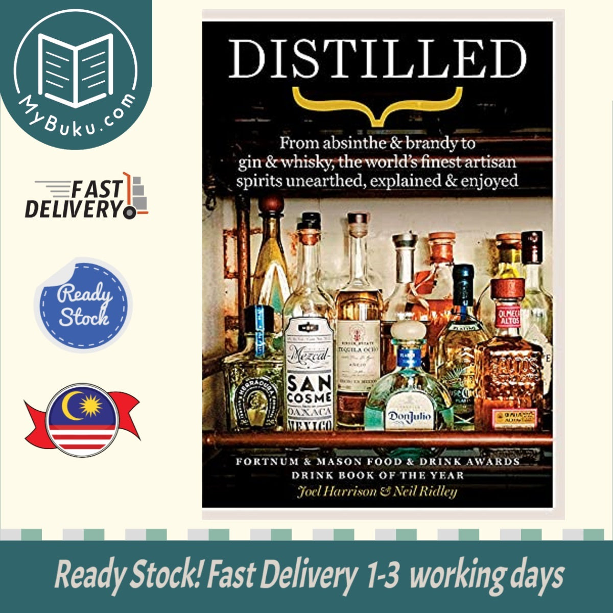 Distilled : From absinthe & brandy to gin & whisky - Neil Ridley - 9781784724467 - Octopus Publishing Group