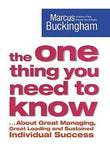 Clearance Sale - The One Thing You Need to Know - Marcus Buckingham - 9780743263269 - Simon & Schuster
