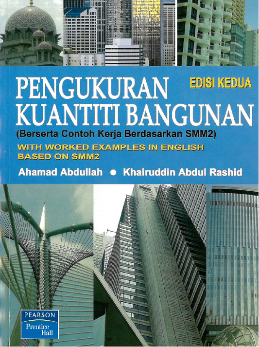 Pengukuran Kuantiti Bangunan 2ED - Ahamad Abdullah - 9789833205059 - Pearson