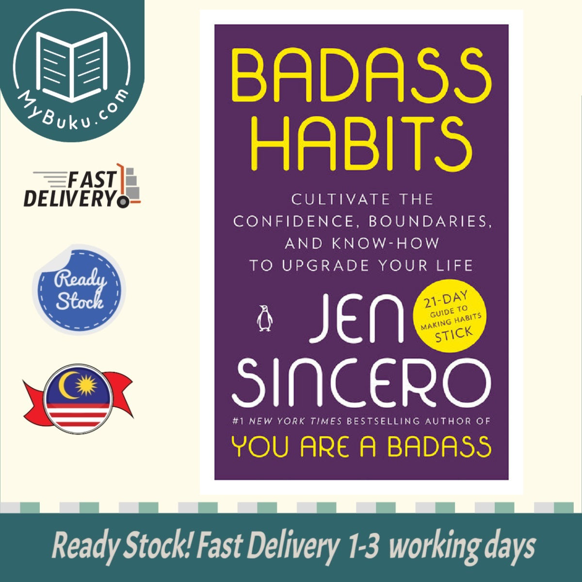  Badass Habits : Cultivate the Confidence, Boundaries - 9781984877451 - Jen Sincero - Penguin Books Ltd