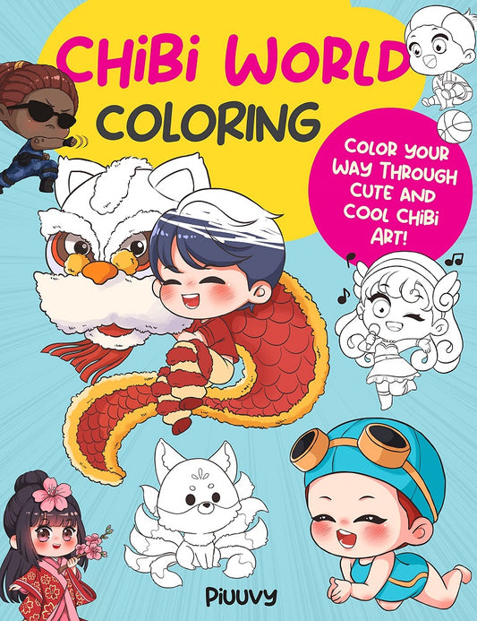 Chibi World Coloring - Piuuvy - 9780760384947 - Walter Foster Publishing