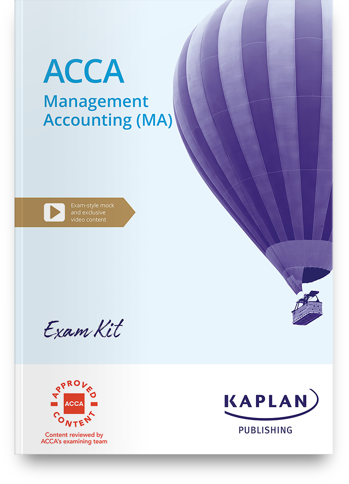 ACCA Management Accounting (MA) Exam Kit (Valid Till Aug 2024) - Kaplan - 9781839963834 - Kaplan Publishing