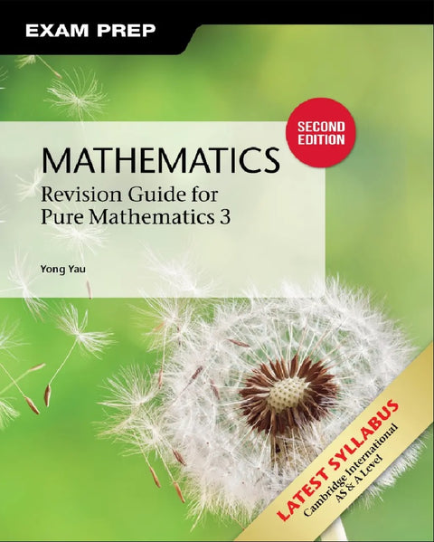 Alevel Math Book Cambridge International AS & A Level Mathematics: Revision Guide for P ...