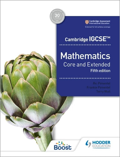 Cambridge IGCSE Core and Extended Mathematics Fifth edition - Ric Pimentel - 9781398373914 - Hodder Education